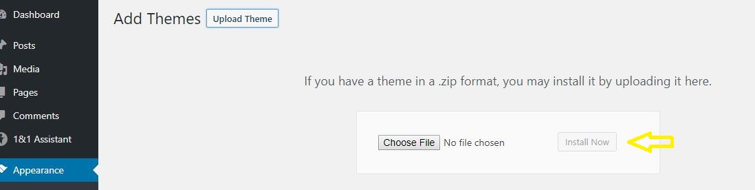 Choose Theme File