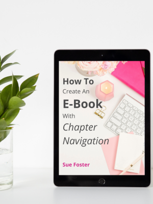 How to create an e-book with chapter navigation guide