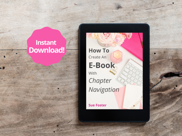 How to create an e-book with chapter navigation, instant download