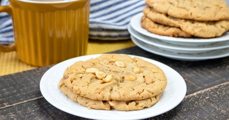 Chunky peanut butter cookies