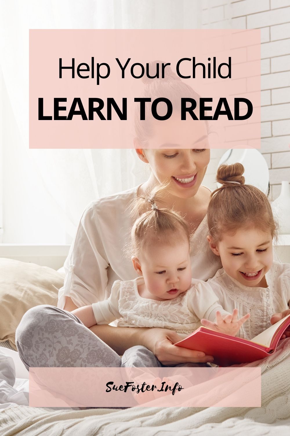 It's important to help your child learn to read. It helps your child succeed in school, helps them build self-confidence, and helps to motivate your child.
