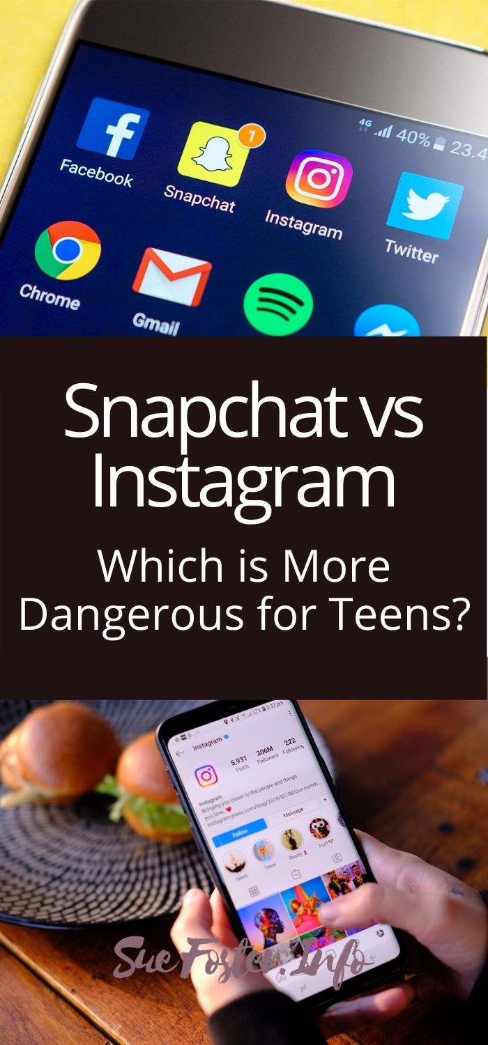 Snapchat vs Instagram -  Which is More Dangerous for Teens?