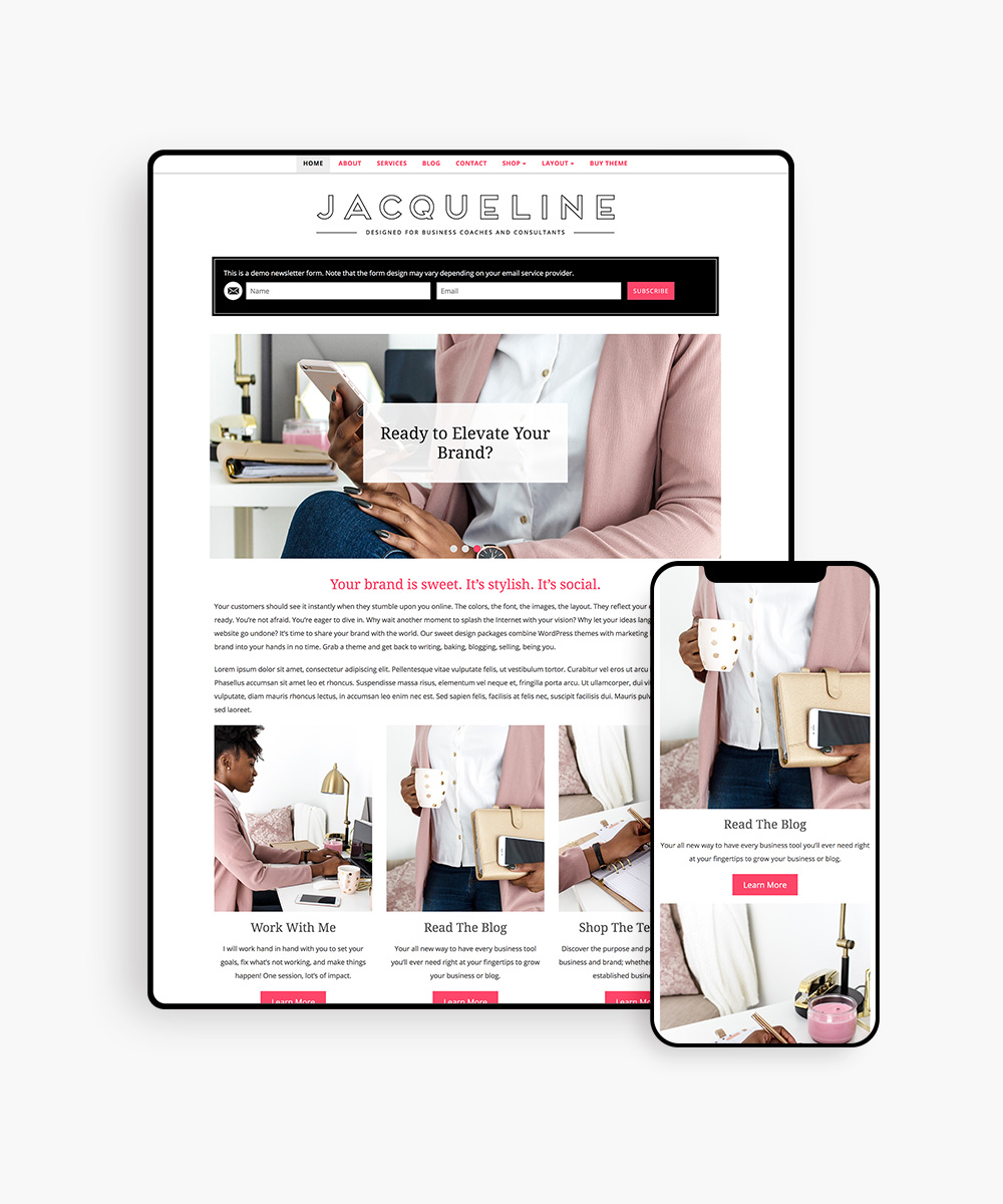 Jacqueline WordPress Theme