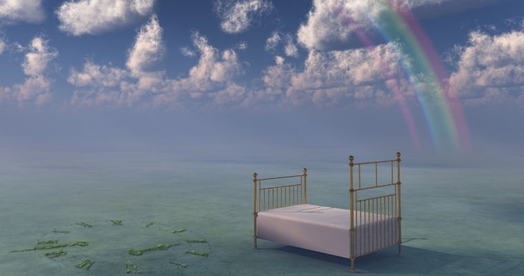 Image of an empty bed