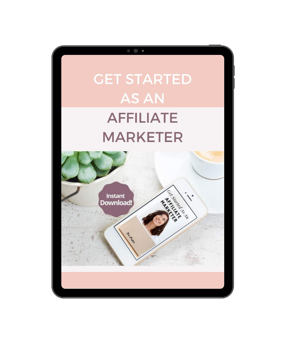 Get started as an affiliate marketer e-book