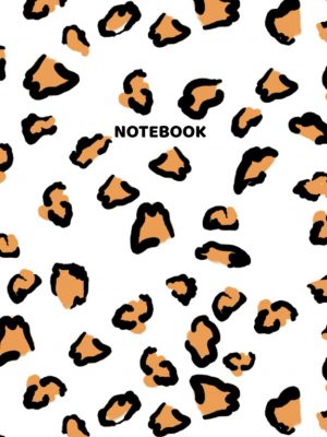 All-Purpose Leopard Print Composition Notebook. College Ruled. 110 Pages. Large 8.5 x 11 Inches.