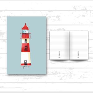 Lighthouse notebook and interior