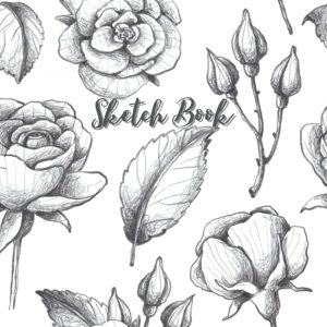 Rose design sketch book