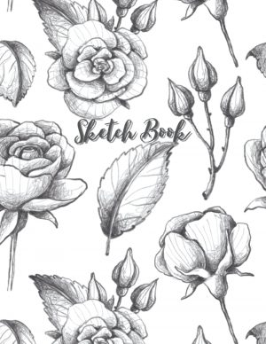 Rose design sketch book