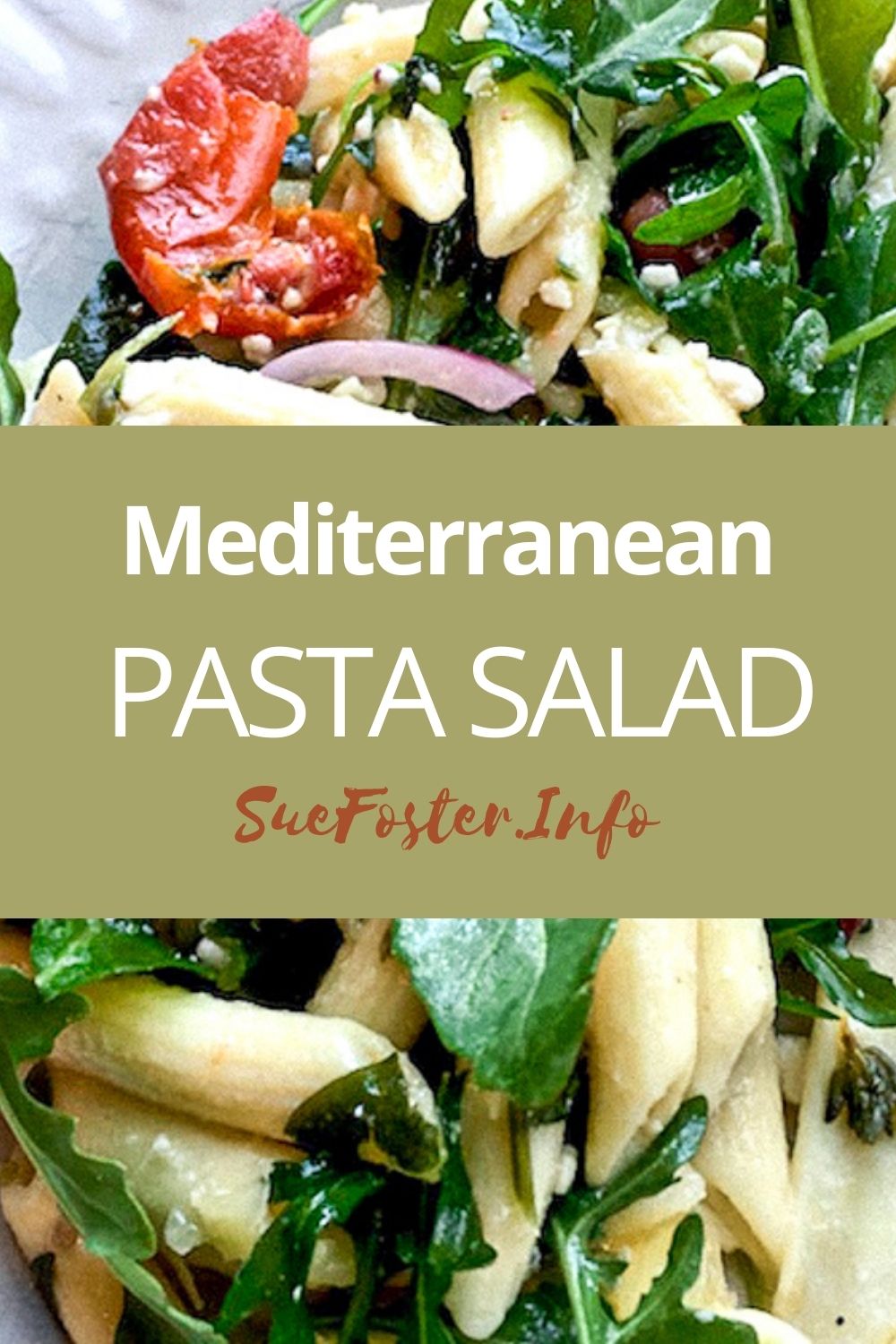 A quick to cook, delicious Mediterranean pasta salad with feta, lemons and kalamata olives that packs a lot of interesting flavours into each bite.