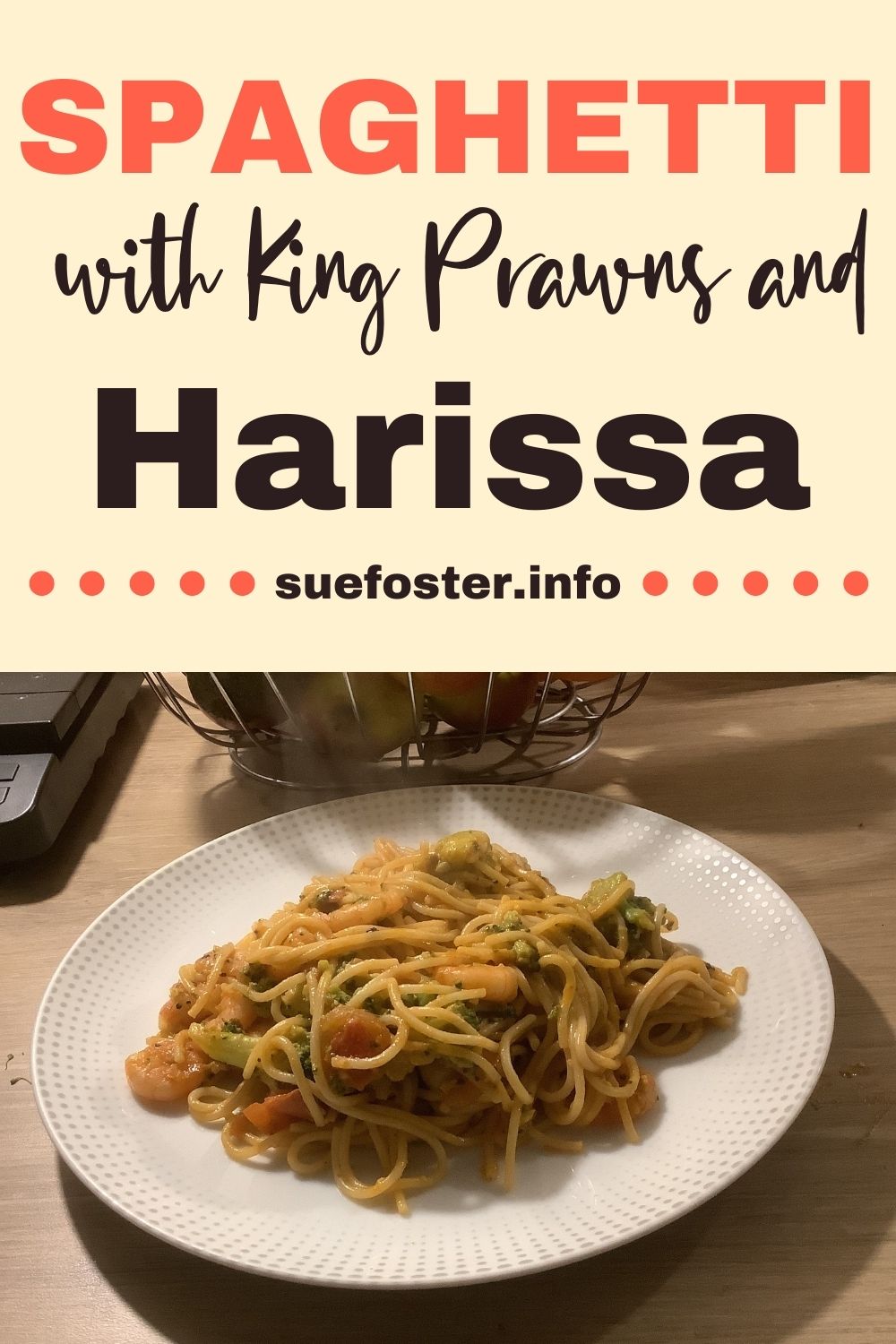 This recipe will teach you how to make harissa spaghetti with king prawns, which is a delicious dish with spicy, tangy and rich flavours.
