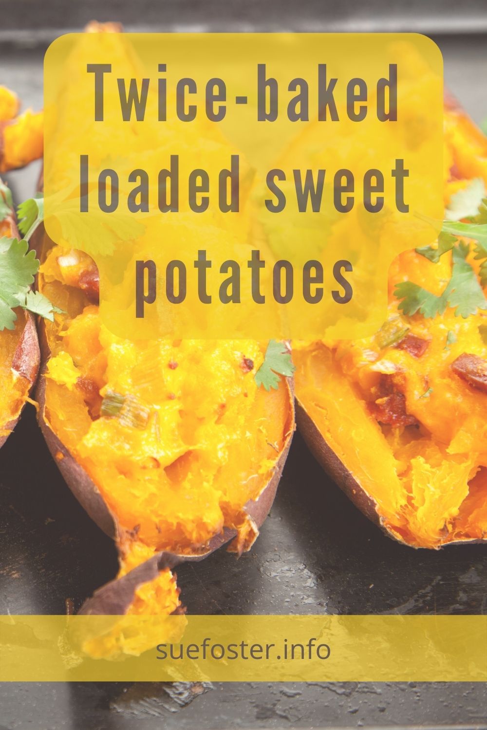 These twice-baked loaded sweet potatoes make an excellent accompaniment to any meal. They are easy to make, low-cost and with the cheese and bacon, no one would ever guess how many health benefits they contain. 