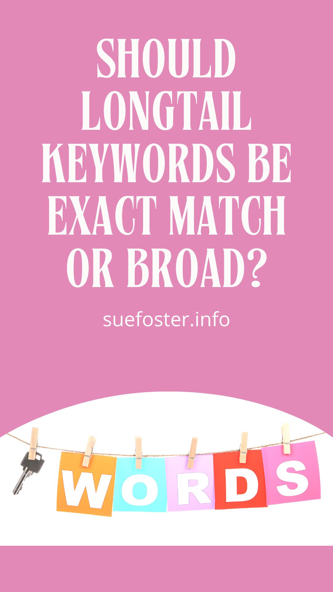 Should longtail keywords be an exact match or broad? This post explains how to use them and increase your web traffic.