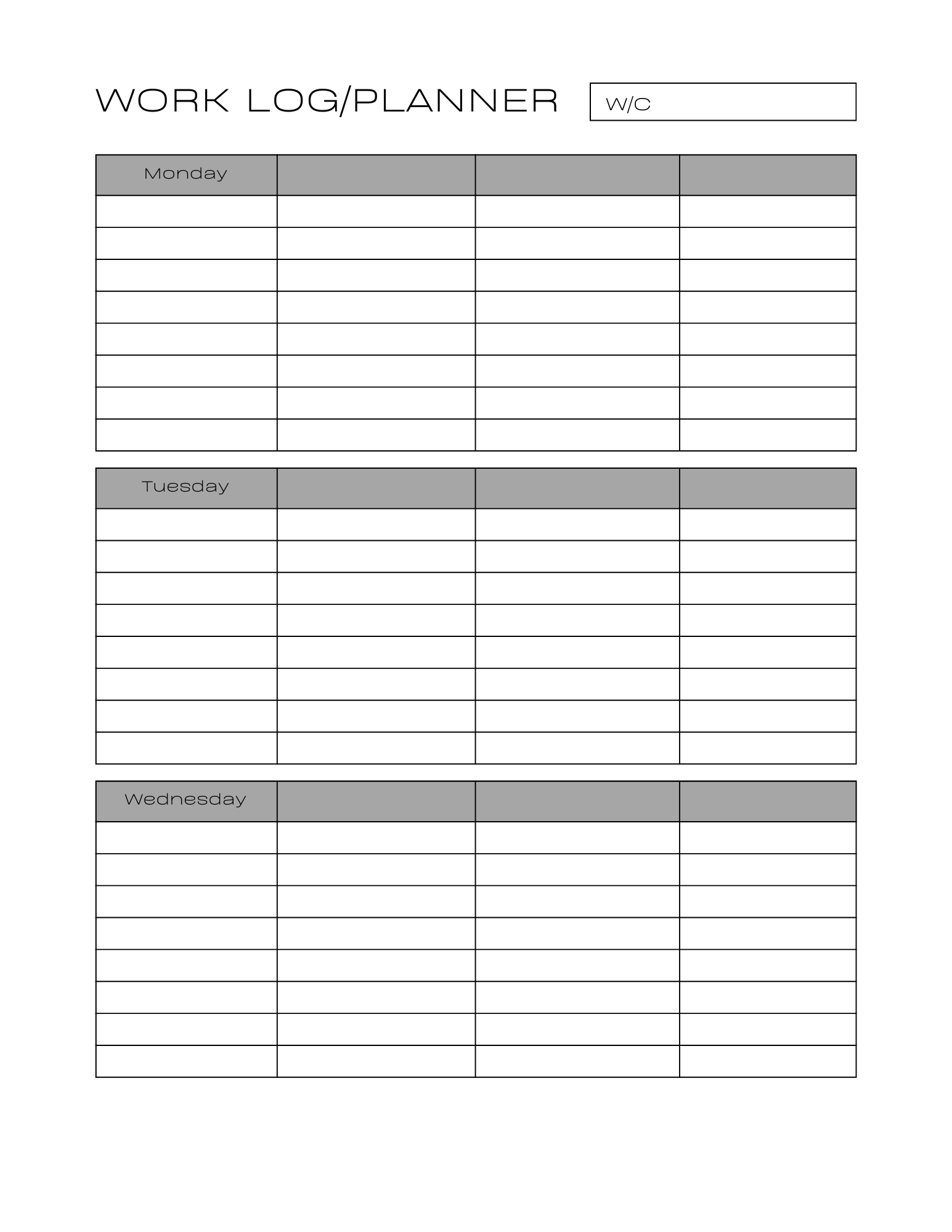 Homeschool planner Black & white Interior no bleed US Letter 195 pages (1)