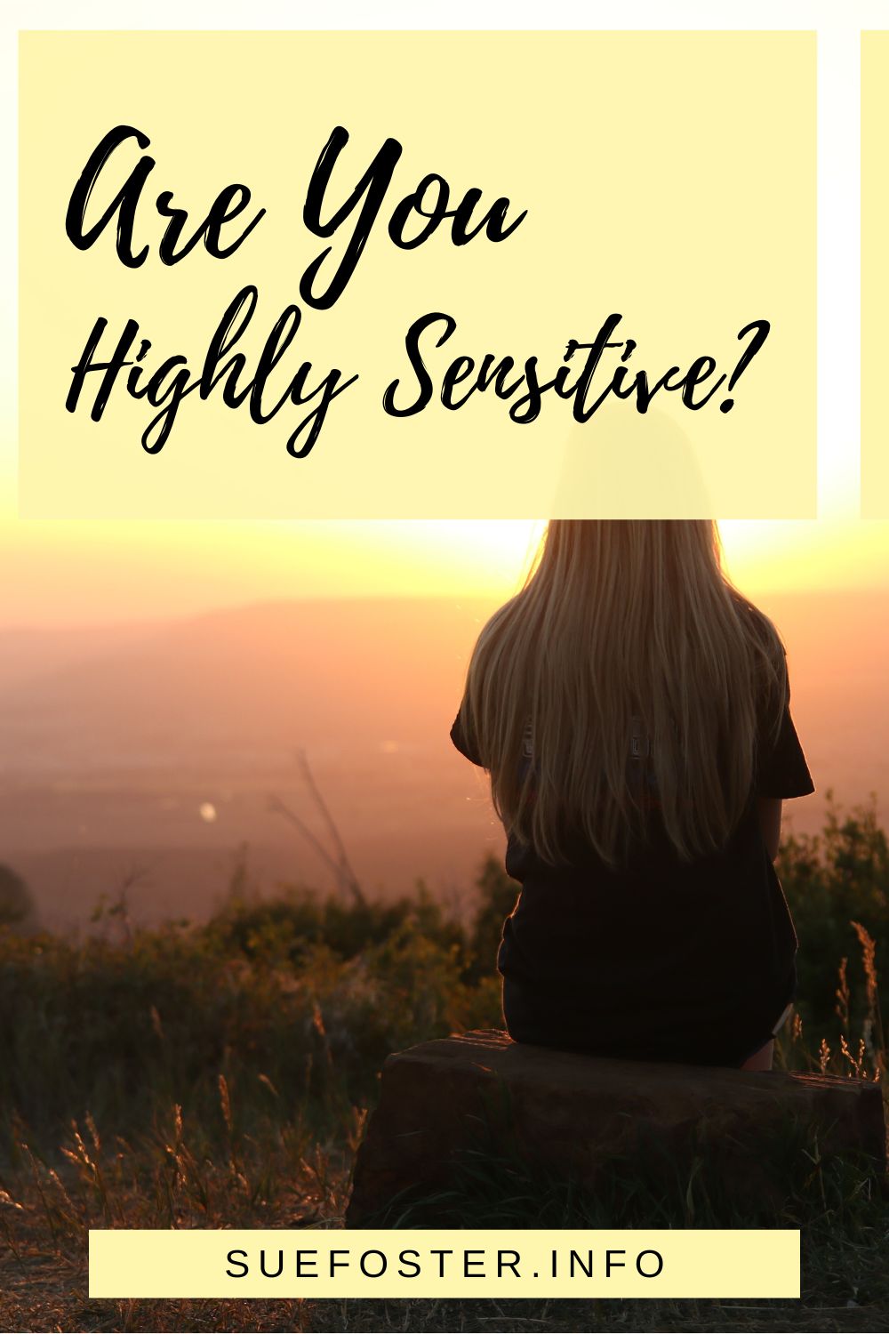 Do you feel “different”? Are you told you are too sensitive? Things may feel overwhelming, bright lights; crowds and loud noises. If you feel like this, then you could be highly sensitive. 