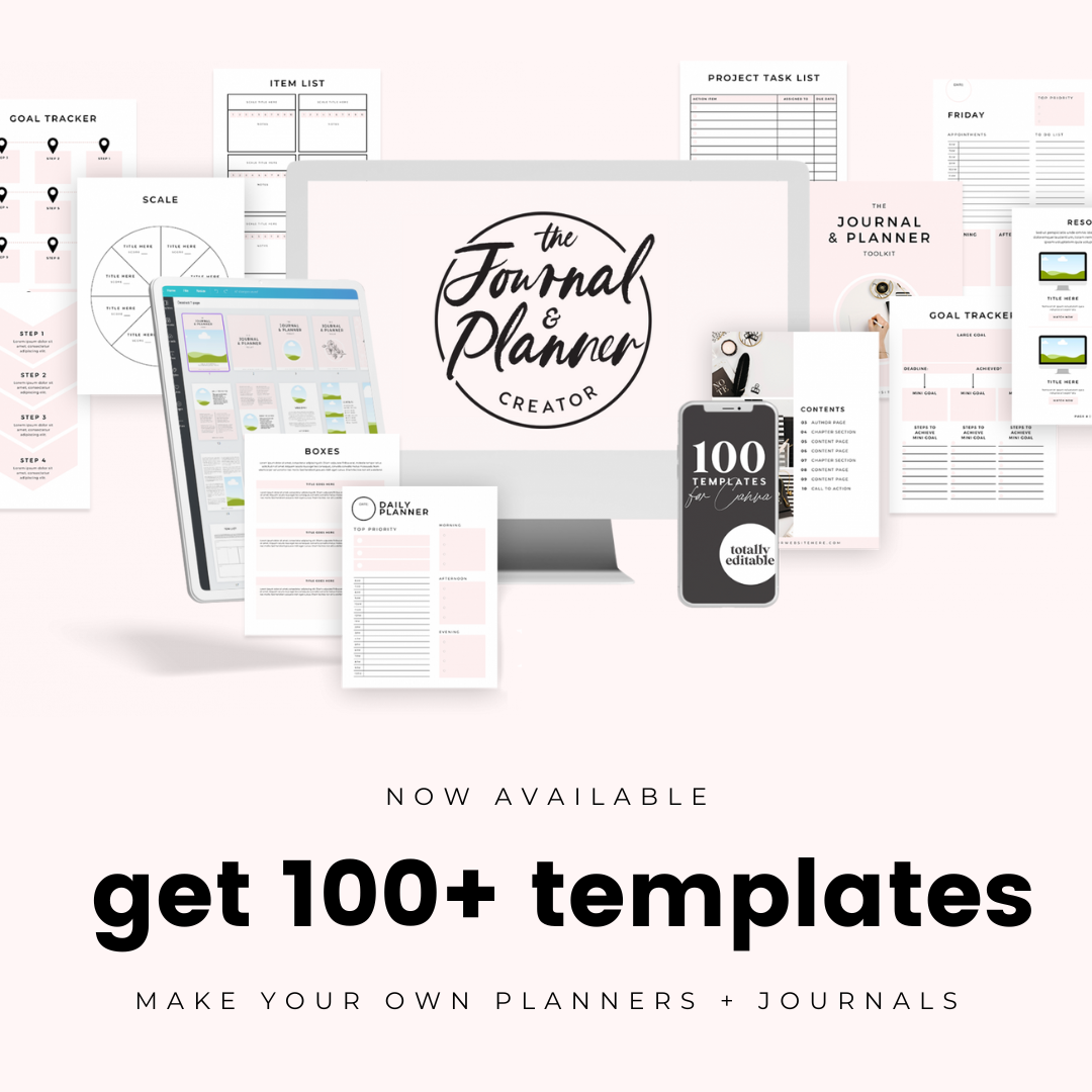 The journal and planner creator bundle