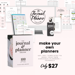 The journal and planner creator bundle