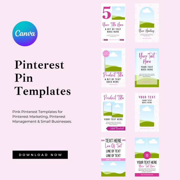 Pinterest pin templates
