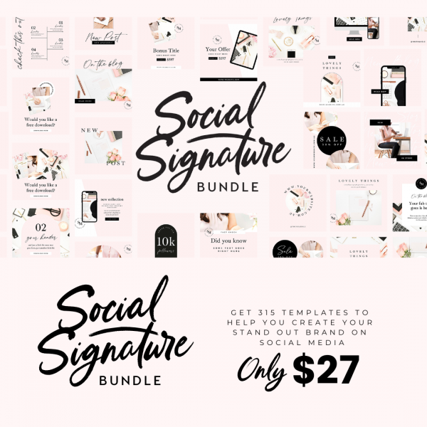 Social signature bundle