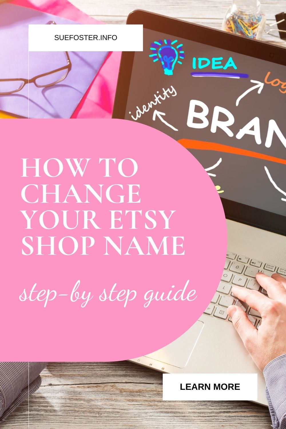 This is a quick guide on how to change your Etsy shop name. It's easy to do and I've included step-by-step instructions.