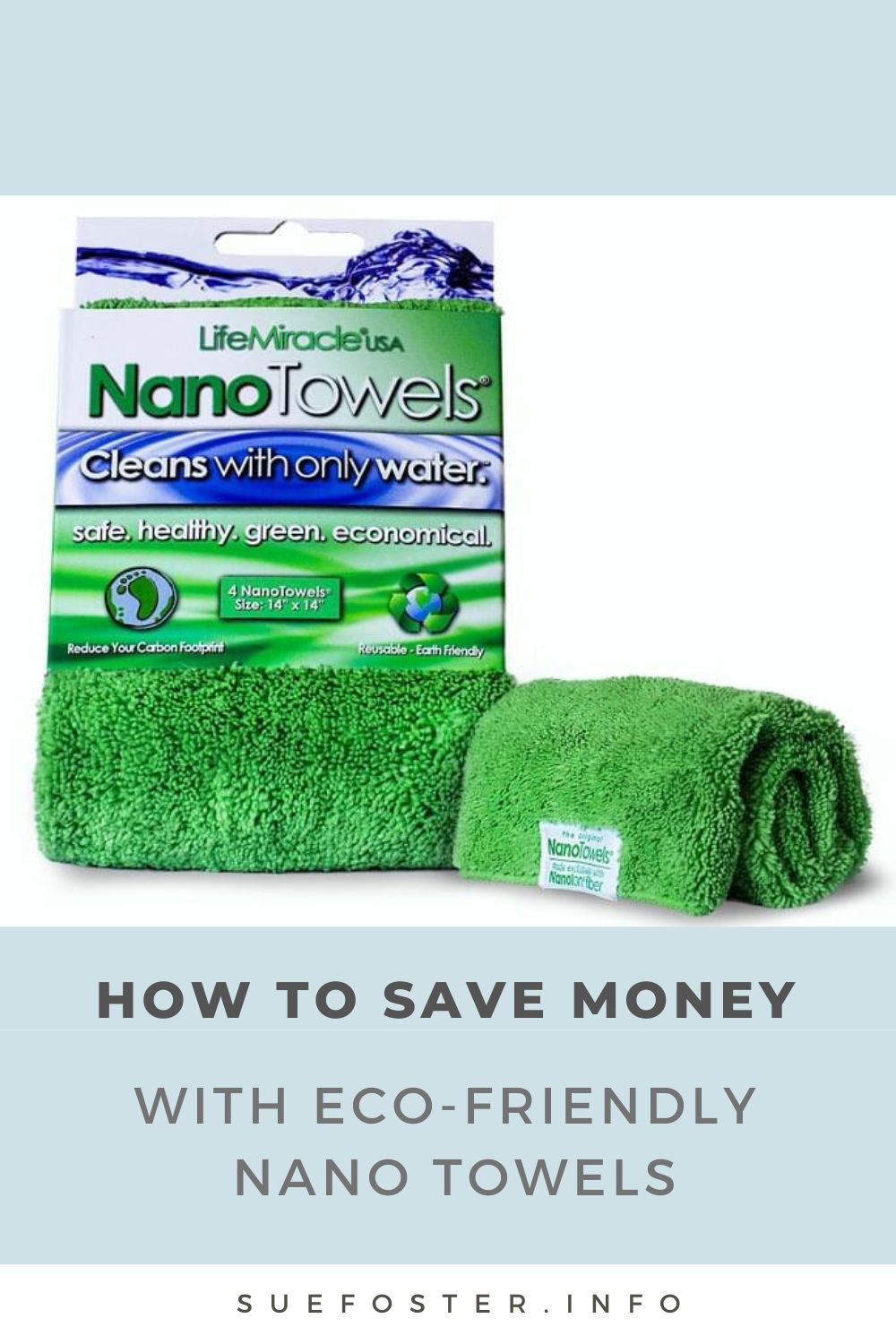 Discover the benefits of using Nano towels for eco-friendly and cost-effective cleaning.