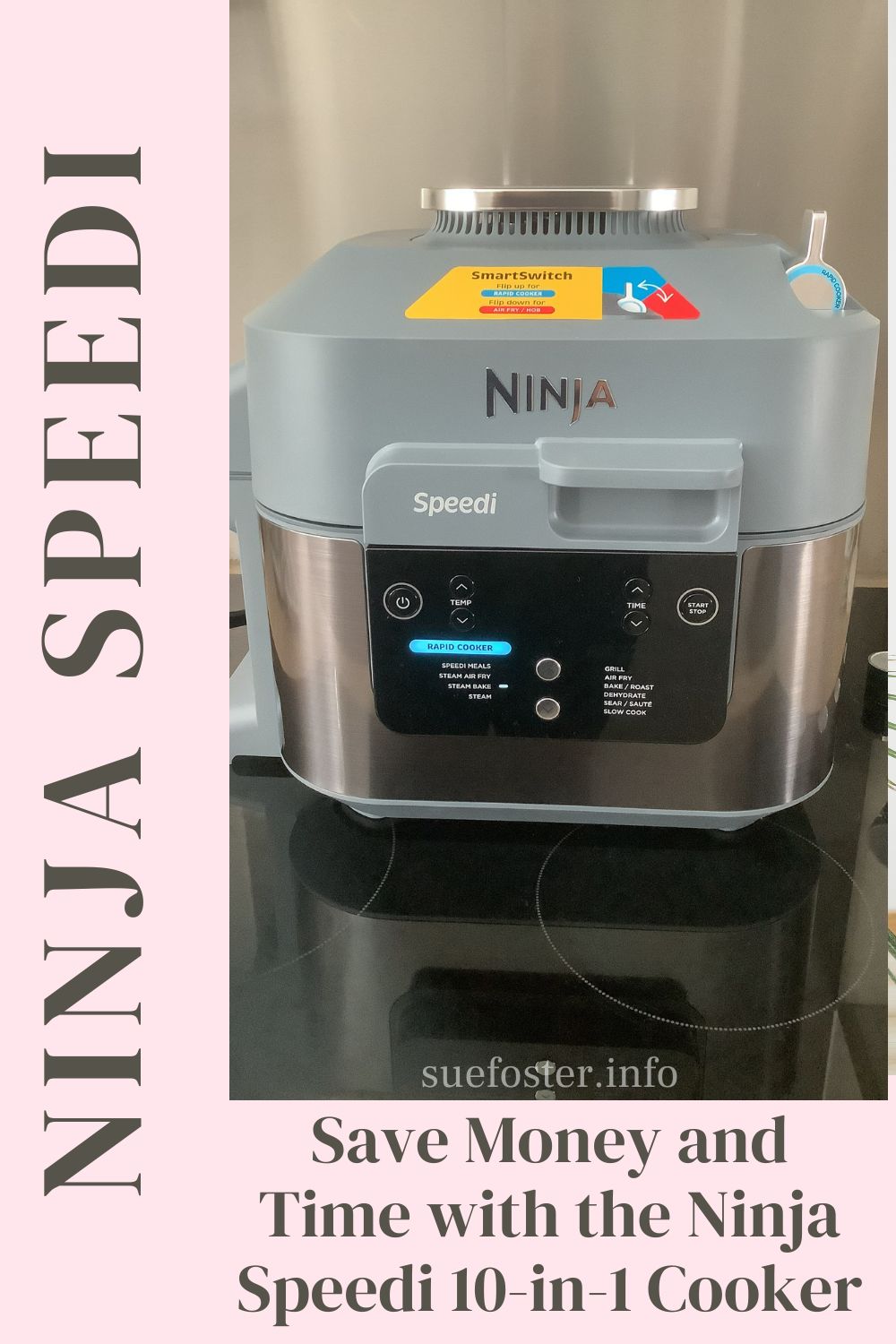 Experience the Ninja Speedi 10-in-1 Rapid Cooker - your key to saving time and money while simplifying meal prep with its versatile functions.
