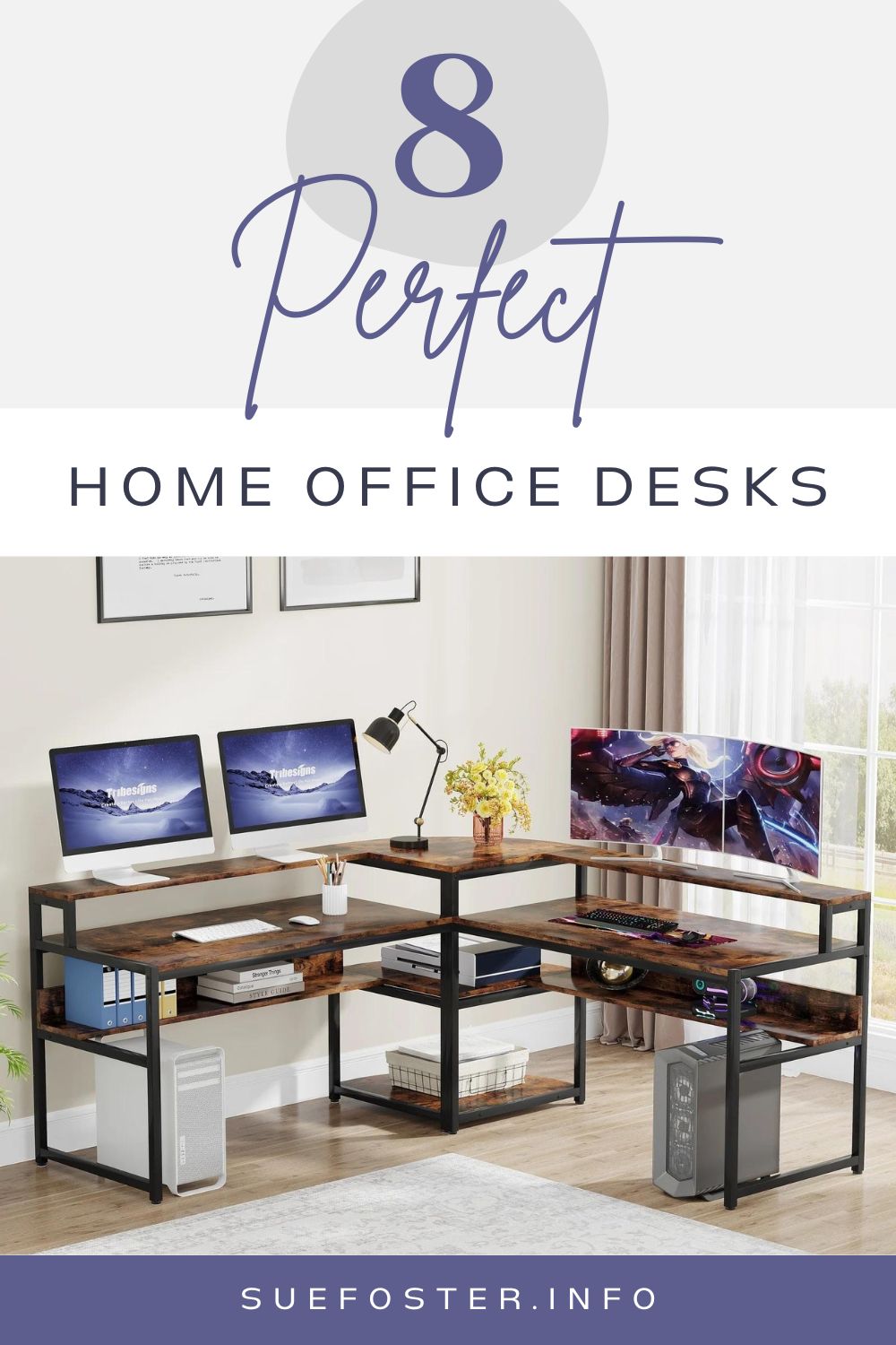 Transform your home office with the perfect desk! Discover top 8 picks from Tribesigns for productivity, style, and comfort. Make remote work a breeze!