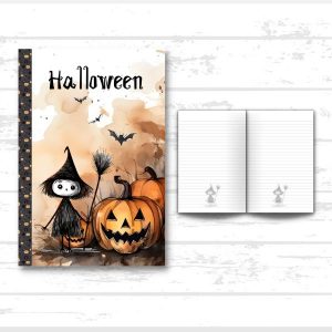 Halloween notebook for kids