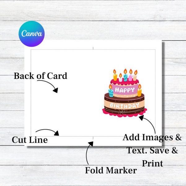 Canva greeting card template