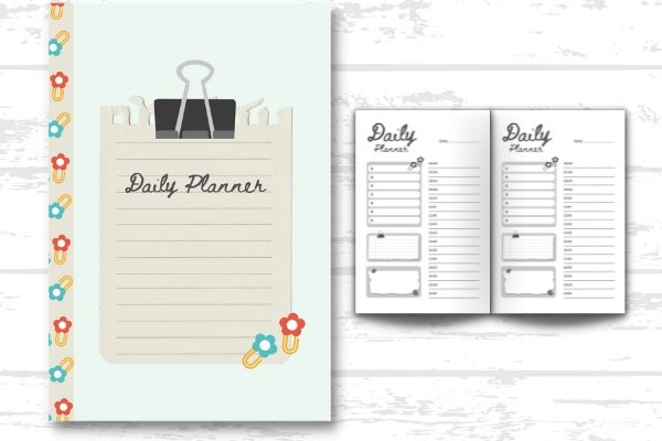 Daily Planner, Organiser Notebook.