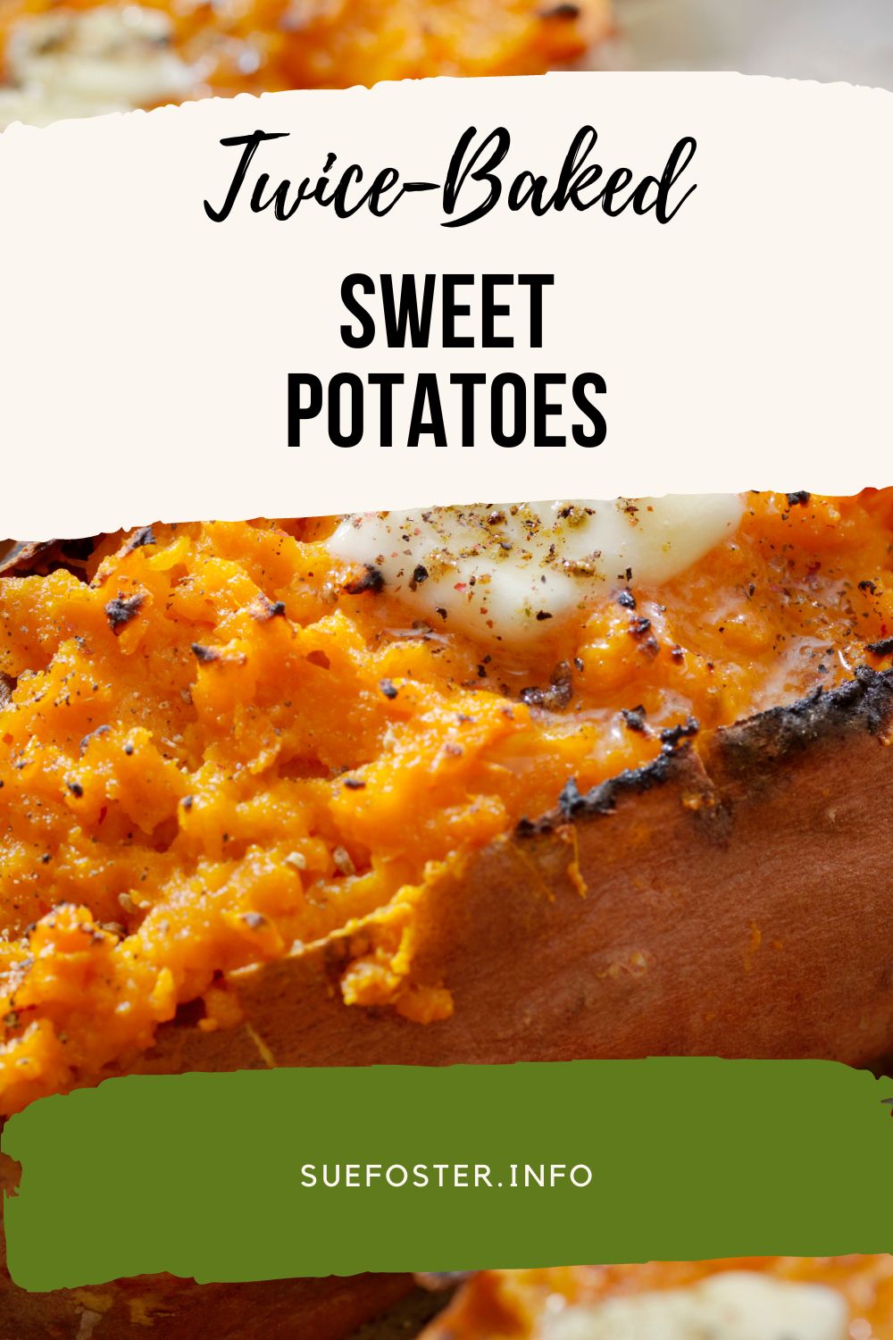 Indulge in delicious twice-baked sweet potatoes, packed with vitamins, minerals, and flavour. Perfectly balanced for a savoury delight.