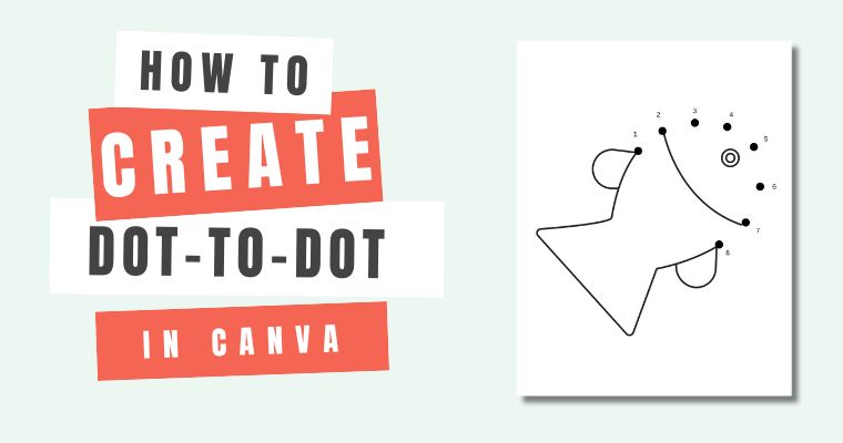 How to create dot-to-dot in Canv