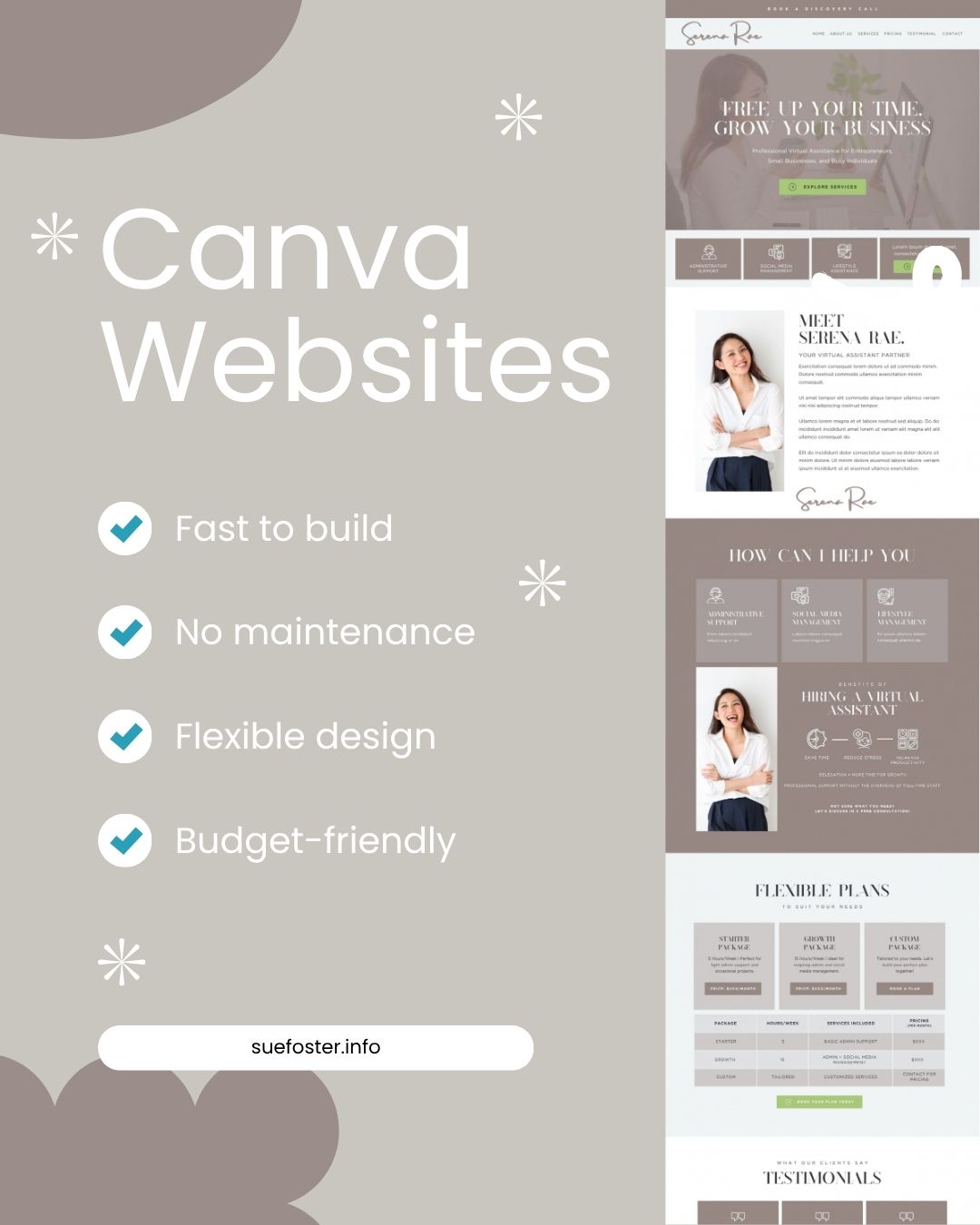A Canva Website is a simple one-page site you can design and publish in minutes. Learn how to create yours and browse ready-made Canva Website Templates.