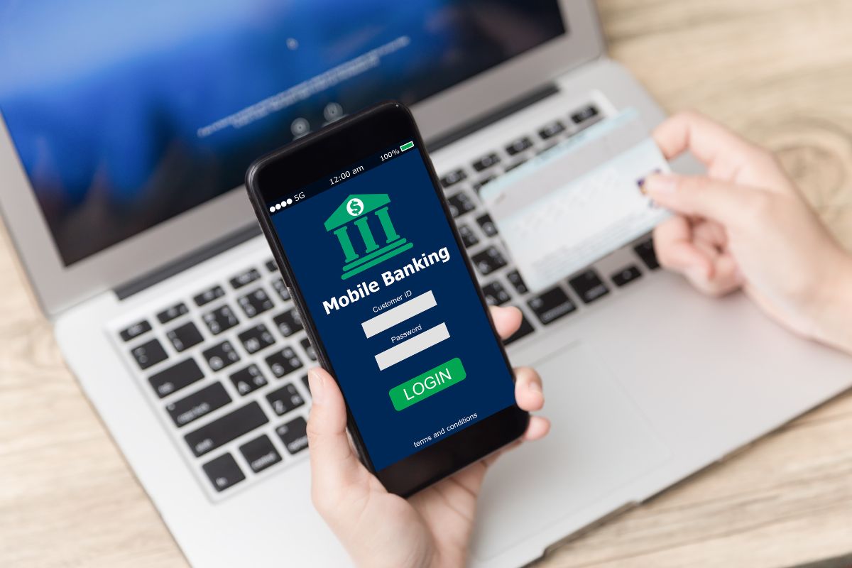 Mobile business banking.